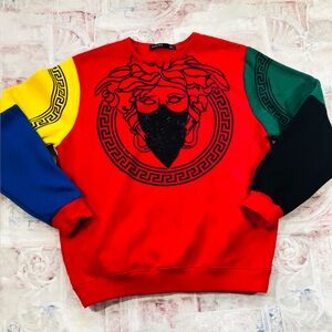 Hudson Outerwear Multicolor Crewneck Sweatshirt Size 2XL